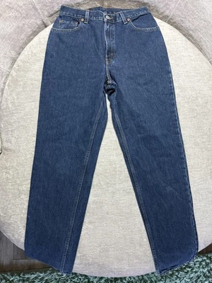 Levis 550 Jeans Womens 10 Long Blue Medium Wash Relaxed Fit Tapered Leg Denim - Image 1 of 4