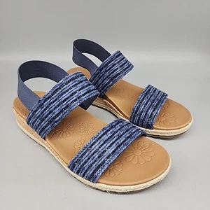 Women's Skechers Cali Beverlee Sheer Luck Sandal 119571-NVY Navy Size 7 NEW - Picture 1 of 6