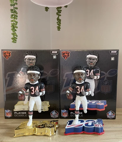 WALTER PAYTON Chicago Bears NFL All-Time 100 Team Bobblehead Set #/100 NIB! Cover