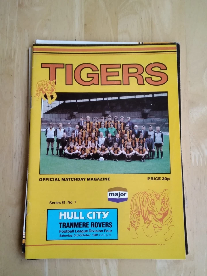 1981/82 HULL CITY V TRANMERE ROVERS - Image 1 of 1