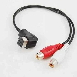 Fits Pioneer CD-RB10 CD-RB20 Input IP-Bus to RCA MP3 IN Audio Aux Cable Adapter - Bild 1 von 7