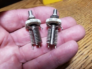 2 Neu NOS Johnson 160-110 Luft variabler Kondensator Trimmer 6-23 pF Amateurfunk Vintage - Bild 1 von 8
