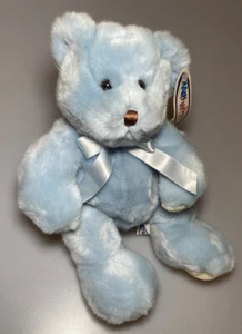 NWT Blue Mary Meyer Tip Toe Teddy Bear Plush Stuffed Animal Soft Baby Toy 10” - Picture 1 of 3