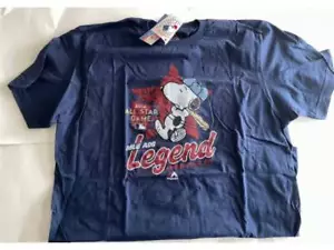 Camisa de manga corta Peanuts Sports Majestic Brand Triple Peak 2014 Juego de Estrellas - Imagen 1 de 1