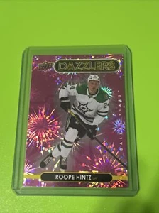 2021-22 Upper Deck Series 2 - Dazzlers Pink #DZ-65 Roope Hintz - Picture 1 of 2