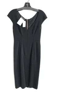 NWT Dolce & Gabbana Size 44 Vestido de cóctel negro - Imagen 1 de 6