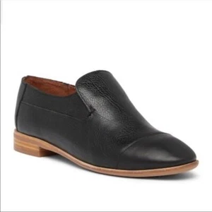 Jeffrey Campbell Bryant Cap Toe Black Leather Loafers Women's 9.5 - Bild 1 von 10