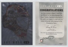 2006-07 ITG Between the Pipes The Mask IV Silver Antero Niittymaki #M-04