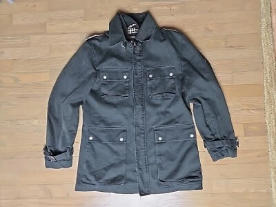 Куртка Burberry Black Label универсальная размер M 100% хлопок японские карманы женская джинсовая ткань - Изображение 1 из 4