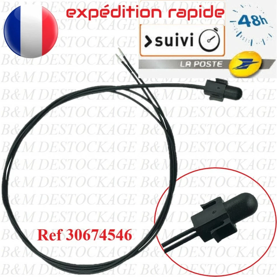 Capteur de température extérieur compatible  jaguar Réf 30674546  sous le miroir - Photo 1/4