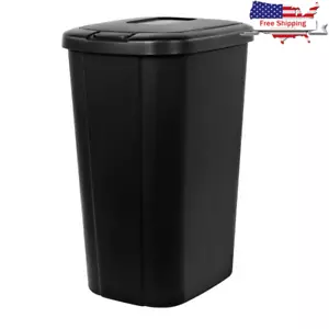 13 Gallon Touch Lid Kitchen Trash Can Plastic Garbage Bin Indoor Wastebasket NEW - Picture 1 of 9