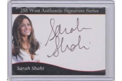 258 West Sarah Shahi Autograph AUTO Card #'ed /60 The L Word Life Alias - Image 1 of 3