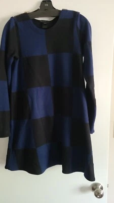 Vestido Marc By Marc Jacobs Azul Multi Clark Talla S Foto 1 de 4