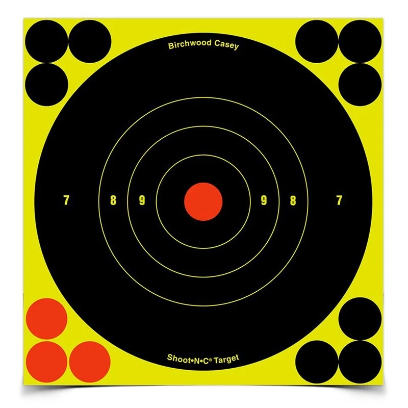 Birchwood Casey  BI660 Shoot-N-C Target 5.5-Inch Round Bullseye 34550-60