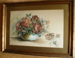 Frederick Parr, Listado en Europa ANTIGUAS FLORES FLORALES REALISMO FIRMADO  - Imagen 1 de 12