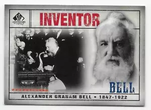 2008 SP LEGENDARY CUTS SP #110 Alexander Graham Bell #183/550 - Picture 1 of 1