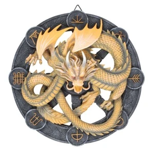 Imbolc Drachen Harz Wandtafel By Anne Stokes - Bild 1 von 1