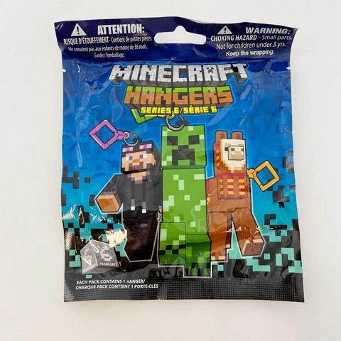 Minecraft Hangers Bag Clip : Series 6 - *YOU CHOOSE* Mojang Jinx Cover