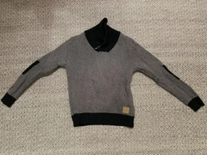 Andy & Evan Boys Gray Dot Sweater Size 7 - Picture 1 of 6