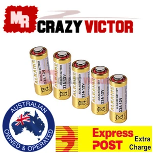 5x 23A 21/23 A23 23A 23GA 23AE 12V Alkaline Battery for Garage Car Remote Alarm - Picture 1 of 3