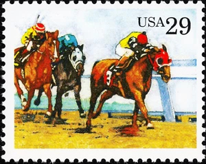US #2757 MNH 1993 Thoroughbred Racing Horse - Picture 1 of 1