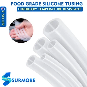 Food Grade Silicone Tubing Beverage Milk Water Pipe High Resilience Rubber Hoses - Picture 1 of 12