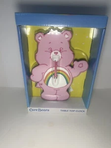 NEW Rare Rainbow Carebear Analog Clock - Picture 1 of 5
