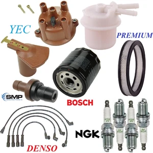 Tune Up Kit Filters Cap Wire Plugs For Toyota Pickup L4; 2.4L, CARB 1989-1990 - Picture 1 of 1