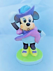 MINNIE MOUSE 1970'S WALT DISNEY PRODUCTIONS WIND BLOWN FIGURINE - 4" TALL, - Picture 1 of 5