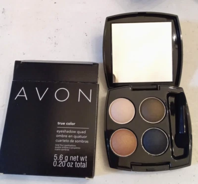 Avon True Color Eye Shadow Quad Attraction NEW Old Stock Retired Shades - Image 1 of 2