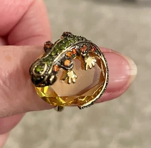 Simulierter Stein Silber Ring Größe 7 - Bild 1 von 4