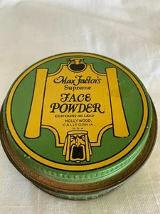 Vintage Max Factor's Supreme Face Powder Hollywood Ca. No Lead  No.16 Spanish - Picture 1 of 6