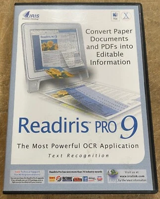 Vintage Readiris PRO 9 for Mac - Image 1 of 3