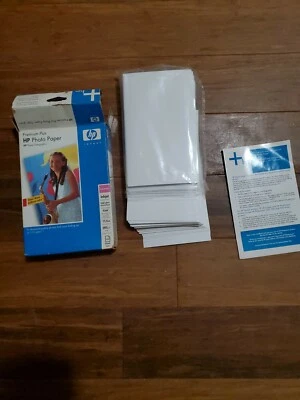 HP Gloss Premium Plus  Photo Paper 100 Sheets 4 x 6 inches opened package - Image 1 of 4