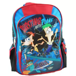 Mochila grande Phineas and Ferb Agent P de 16" planos explosivos - Imagen 1 de 1
