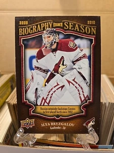 2009-10 upper deck biography of a season # bos26 ilya bryzgalov - Picture 1 of 2