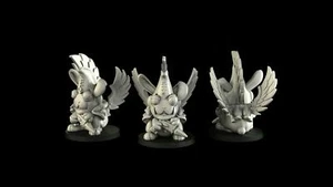 Space Rabbit Autarch Miniaturowe krzyżyki 3D Drukowane RPG Słodkie - Zdjęcie 1 z 1