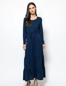 NEW! Long Sleeve Knit Maxi Dress - Picture 1 of 13