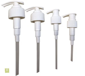 PUMPS -WHITE- TO SUIT 100ML, 500ML, 1L OR 5L BOTTLES - Picture 1 of 4