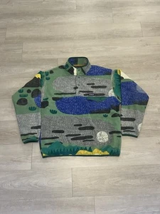 2016 Patagonia Synchilla Snap T Hi Country Rare Print Pullover Fleece Size XL - Imagen 1 de 8