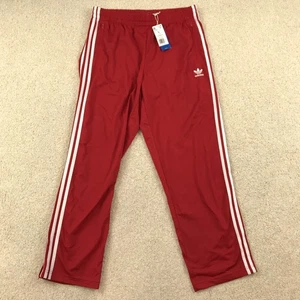Adidas Men's Classic Firebird Track Pants Mens Large New IJ7057 Red - Picture 1 of 6