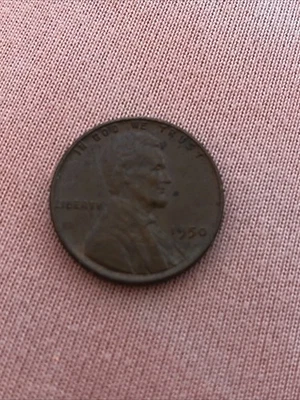 1950 Error Wheat Lincoln Penny L Is On The Rim Tilted And No Mint Mark - Image 1 of 4