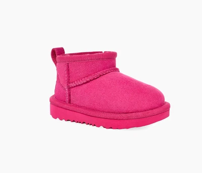 Nuevo con etiquetas $100 UGG Classic Ultra Mini (1130750T) Berry US 6/UK5/EU 22 Foto 1 de 4
