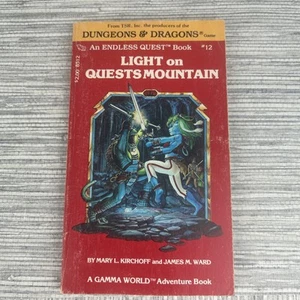 Dungeons & Dragons Endless Quest #12 Light on Quests Mountain TSR D&D - Bild 1 von 8