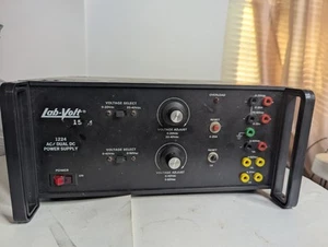 LAB VOLT 1224 DUAL POWER SUPPLY **UNTESTED** POWERS ON - Picture 1 of 19