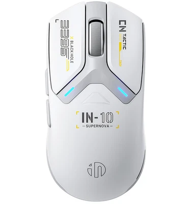 INPHIC IN10MAX Starlight White Wireless gaming mouse Medium hand size - Image 1 of 2