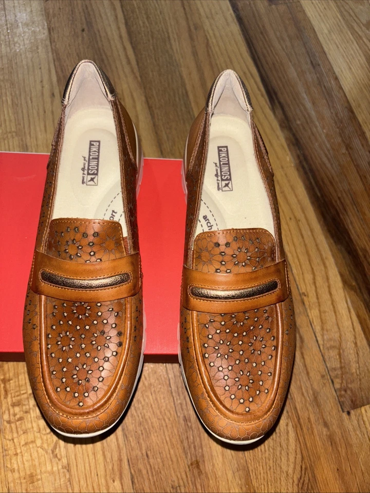 Pikolinos Mujer Cantabria Cuero Mocasines Piedra Talla 39 Sin Cordones Confort Festival Foto 1 de 4