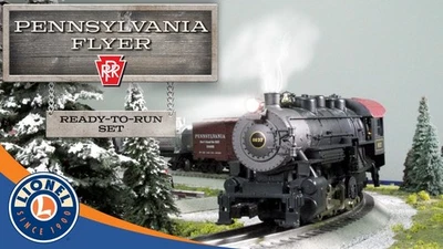 CONJUNTO DE TREM Lionel PA Flyer elétrico Bluetooth 6-83984 Lionchief LOTE com pista extra - Imagem 1 de 4