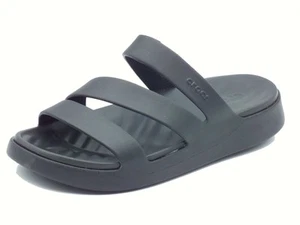 Crocs 209587 Getaway strappy black Sandali con zeppa bassa per Donna in gomma - Imagen 1 de 3