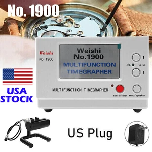No.1900 Weishi Timegrapher Mechanical Watch Timing Machine Multifunction US Plug - Picture 1 of 15